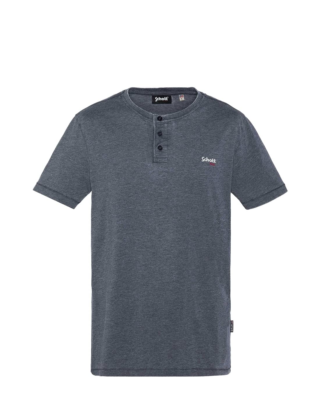 Schott NYC Men's T-Shirt, Navy Blue, M