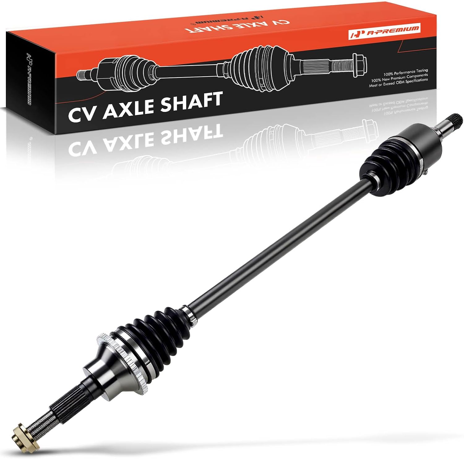 A-Premium CV Axle Shaft Assembly Compatible with Ford & Lincoln Models - Edge, MKX 2007 2008 2009 2010, V6 3.5L, AWD - Rear Right Passenger Side, Replace# 7T4Z4K138A