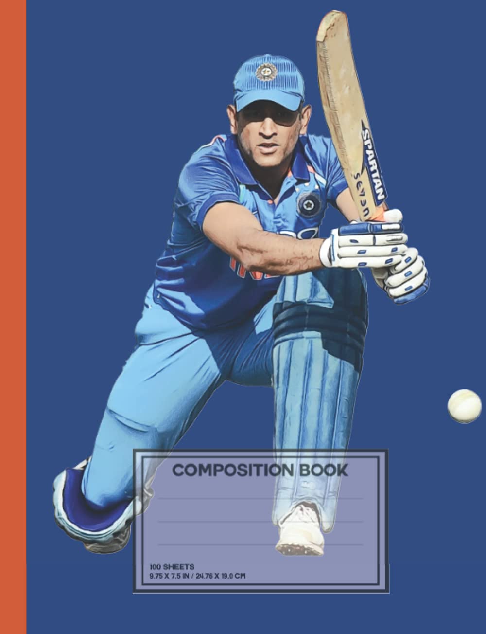 Cricket Composition Notebook: College Ruled Composition Notebook with Premium Paper