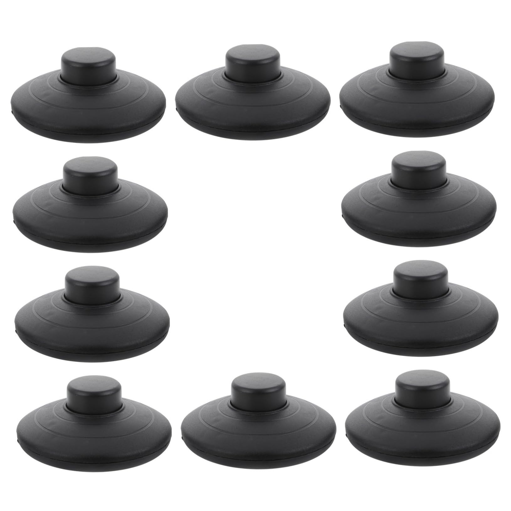 DINHEAROM 10Pcs Foot Switch Pedal for Table and Floor Lamps Resistant Light Control Lightweight Design with Automatic Wire Lock for Use