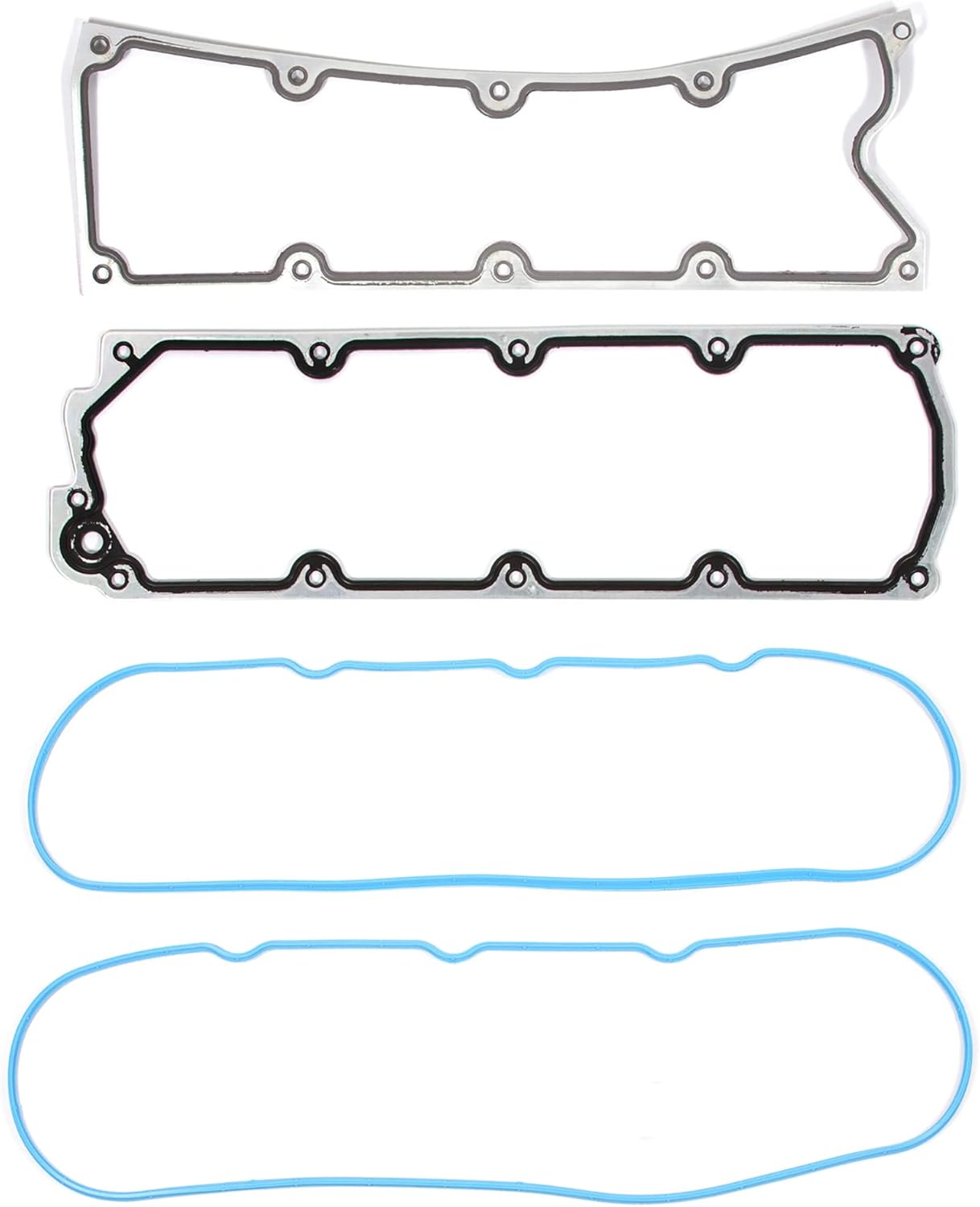 MA-9761305351 7-Layers Full Gasket Set Compatible With/For 04-09 GM 6.0L V8 Vortec 6000 LQ4 LQ9 LS2