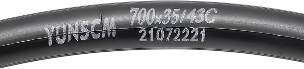 YunSCM 2-PCS 35/43-622 700C Chambre à air 700x35C 700x38C 700x40C 700x43C TR4A-40mm Schrader Valve Compatible with 700x35c/38c/40c/43c Road/MTB vélo Pneu Chambre à air - 3
