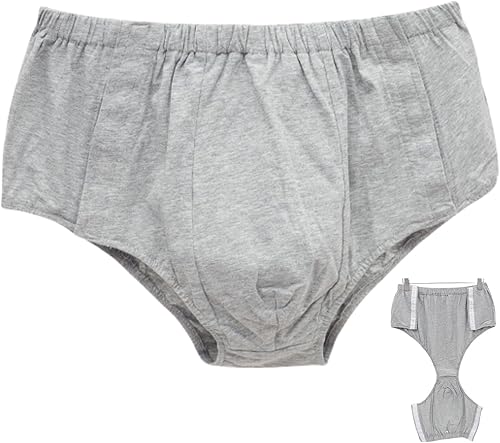 WEEOATAR Ropa interior para pacientes, Ropa interior poscirugía con broches, Ropa interior elástica para recuperación quirúrgica, Ropa interior