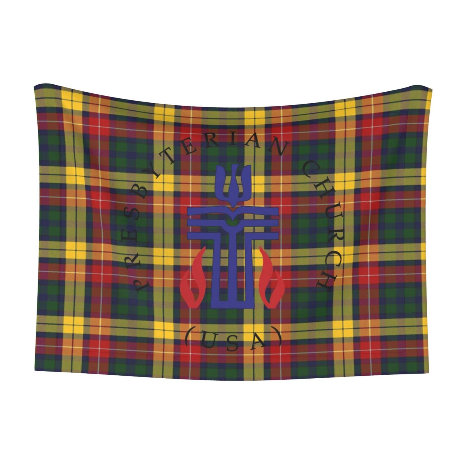 Presbyterian Church Cross Seal Soft and Cozy Pet Blanket for Dogs and Cats - Versatile and Comfortable Large