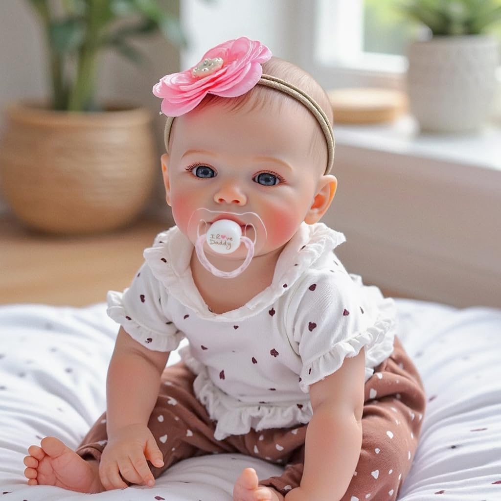 iCradle Realistische wiedergeborene Babypuppen 19 Zoll lebhaftes Kleinkind