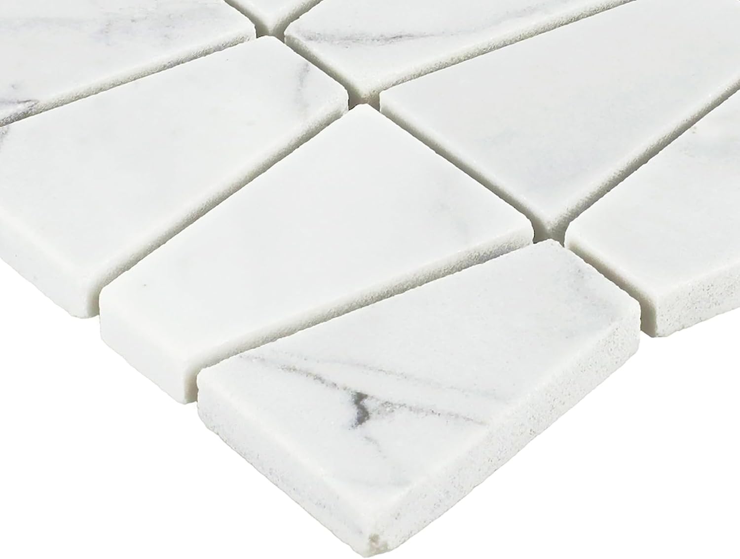 Daltile Sublimity Natural Stone Trapezoid Honed Mosaic (10 PC Per Carton) (8.80 SQFT Per Carton)