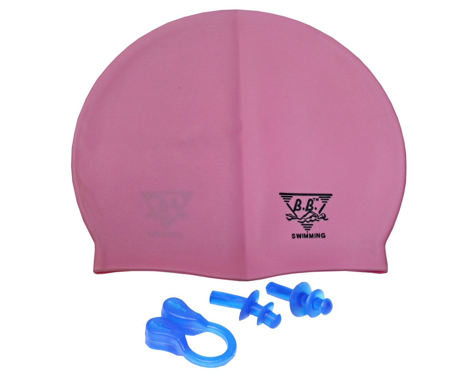 Goodluck BB Silicone Swimming Cap with Nose and Ear Plugs (B071CKSZ65) Amazon Price History, Amazon Price Tracker