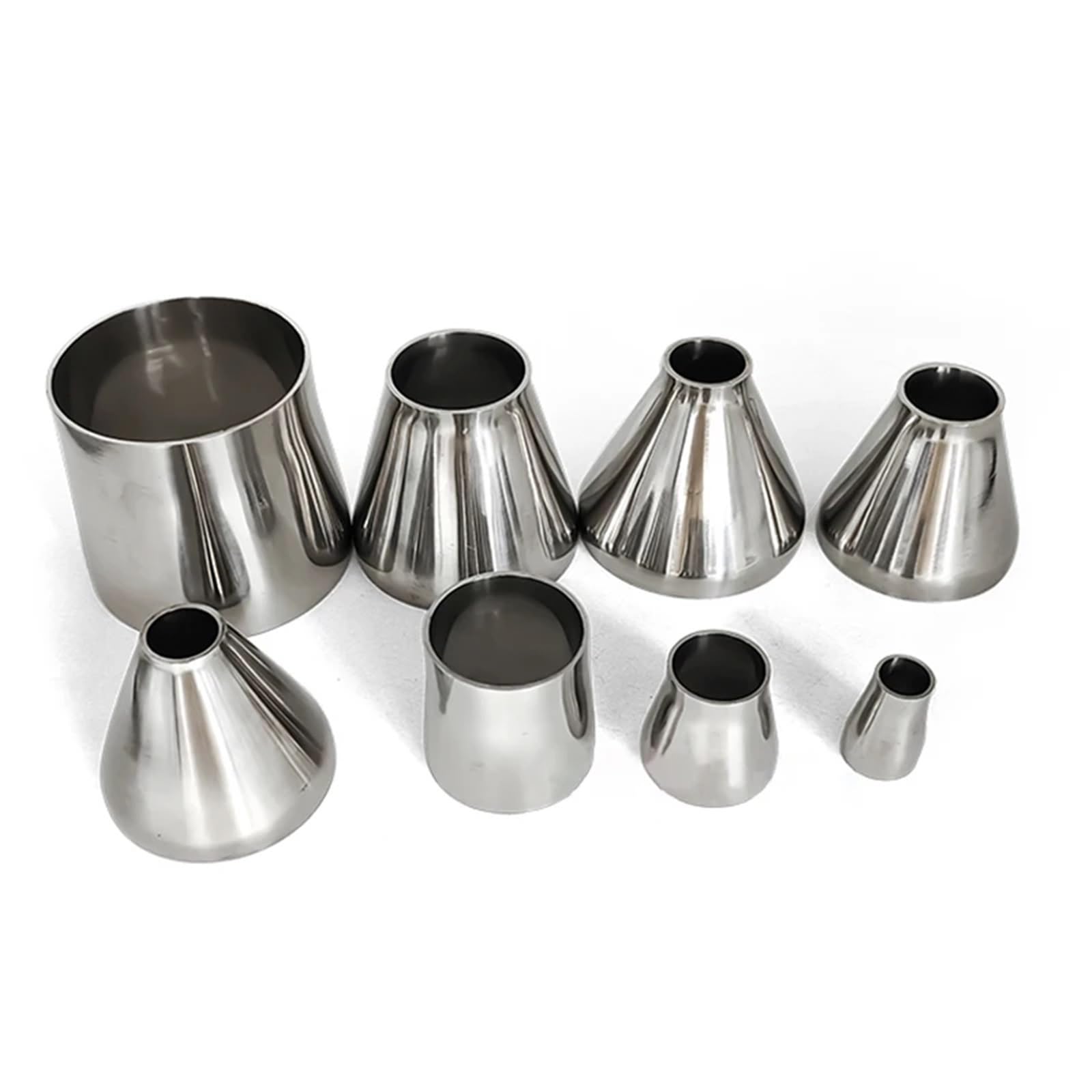 Reductor de soldadura sanitaria OD de 19 mm a 114 mm, reductor de acero inoxidable 304, adaptadores reductores de cerveza casera, vino (45 mm a 38 mm)