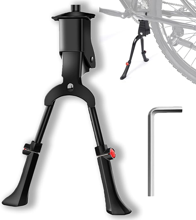 dual leg kickstand for bicycle
