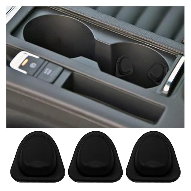 YoRise Car Cup Holder Insert Anti-Shake Water Bottle Stabilizer Silicone Self-Adhesive Car Drink Holder Position Limiter Cup Stabilizer