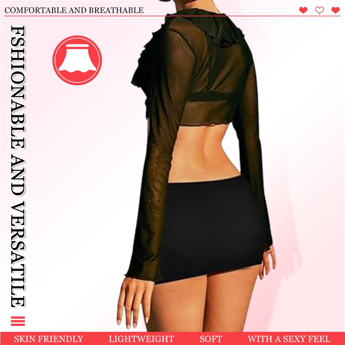 Mini Jupe Femme Maison Jules Noire Boutonnée Taille 2XL – Coupe A-ligne