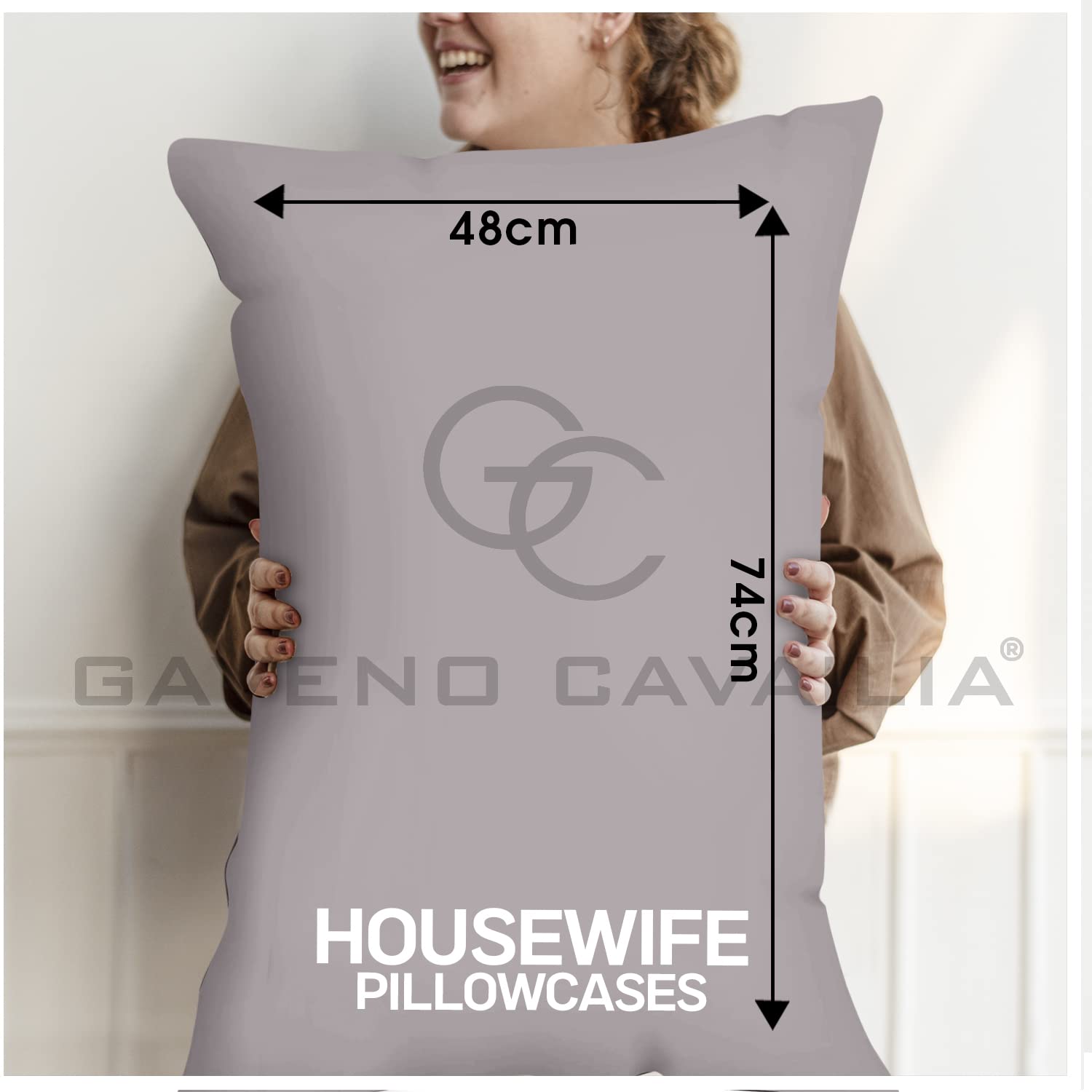 GC GAVENO CAVAILIA Lot De 2 Taies D'oreiller Super Douces En