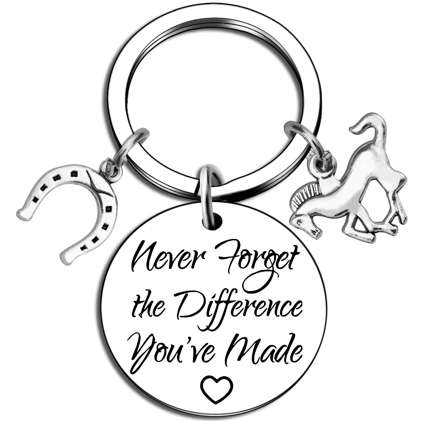 Ikacvb Horse Gifts For Women Girls Horse Lovers Inspirational Horses Keychain Jewelry Best Gifts For Women Horses Lovers Trainer Stuff Christmas Stuff Decor