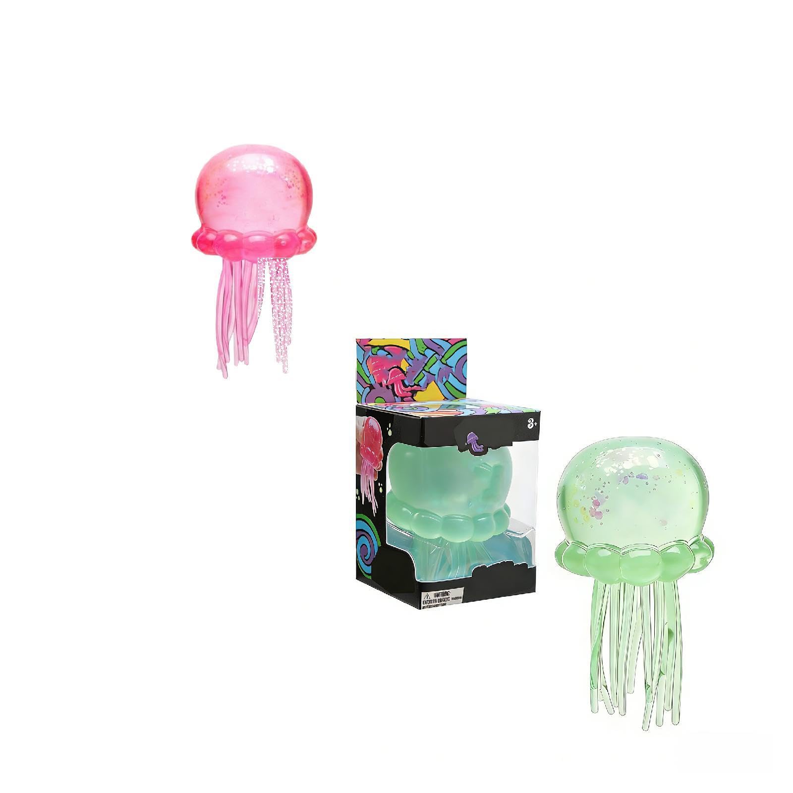 Nee doh Jellyfish Squeeze Toys, Drop Malt Sugar Balls Relieve Stress, Sensory Toy with a Super Solid Squish for Adult, Squishy Ultra Squishy and Moldable Slow Rise 1pcs Mint Green — view 7