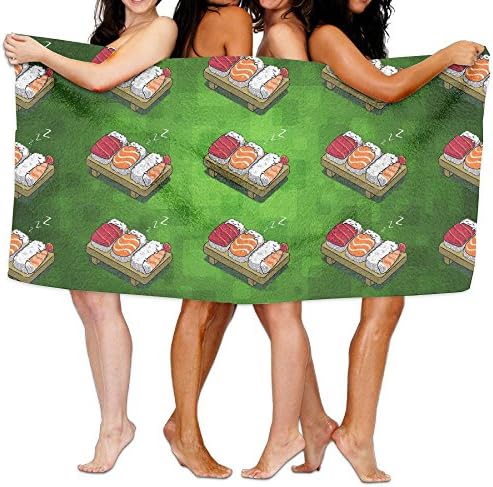 Japanese Sushi Pattern Quick Dry Towels Bath Sheet