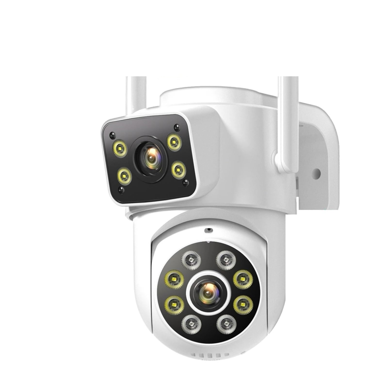 Oshpmbdlyfj Uk Plug 8Mp Wifi Camera Ptz Dual Screens Auto Tracking Night Vision Cctv Surveillance Camera Outdoor 4Mp Security Ip Camera(,4Mp With 128G Card)