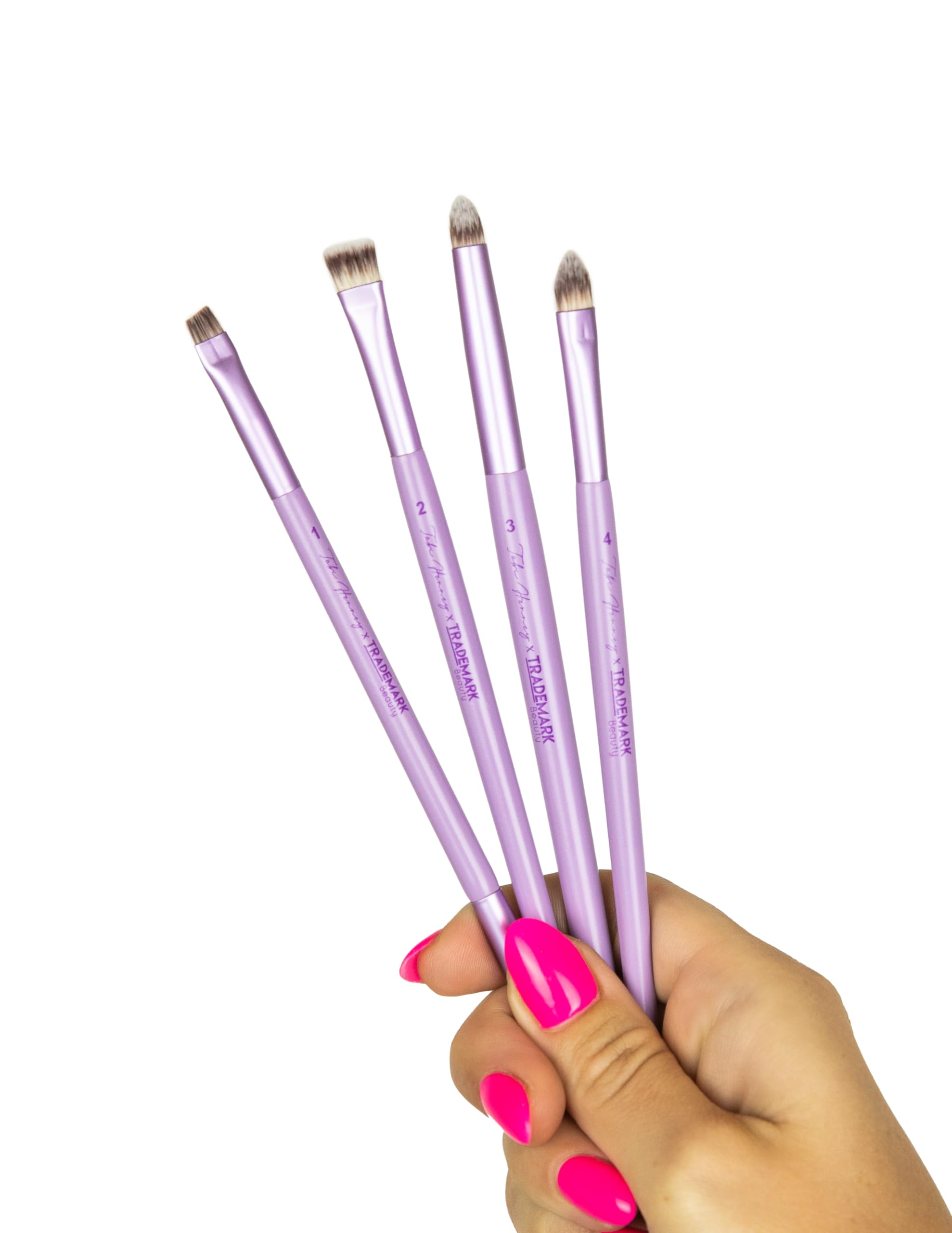 Trademark Beauty Tobi Henney The Essentials Lot de 12 pinceaux de maquillage pour yeux, visage et lèvres