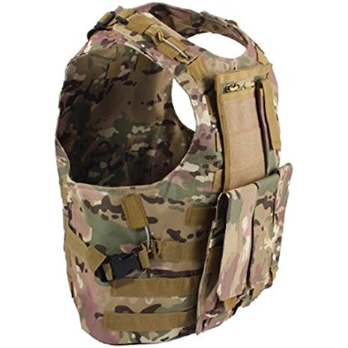 Chaleco táctico militar Molle, para Airsoft, SWAT, Policía