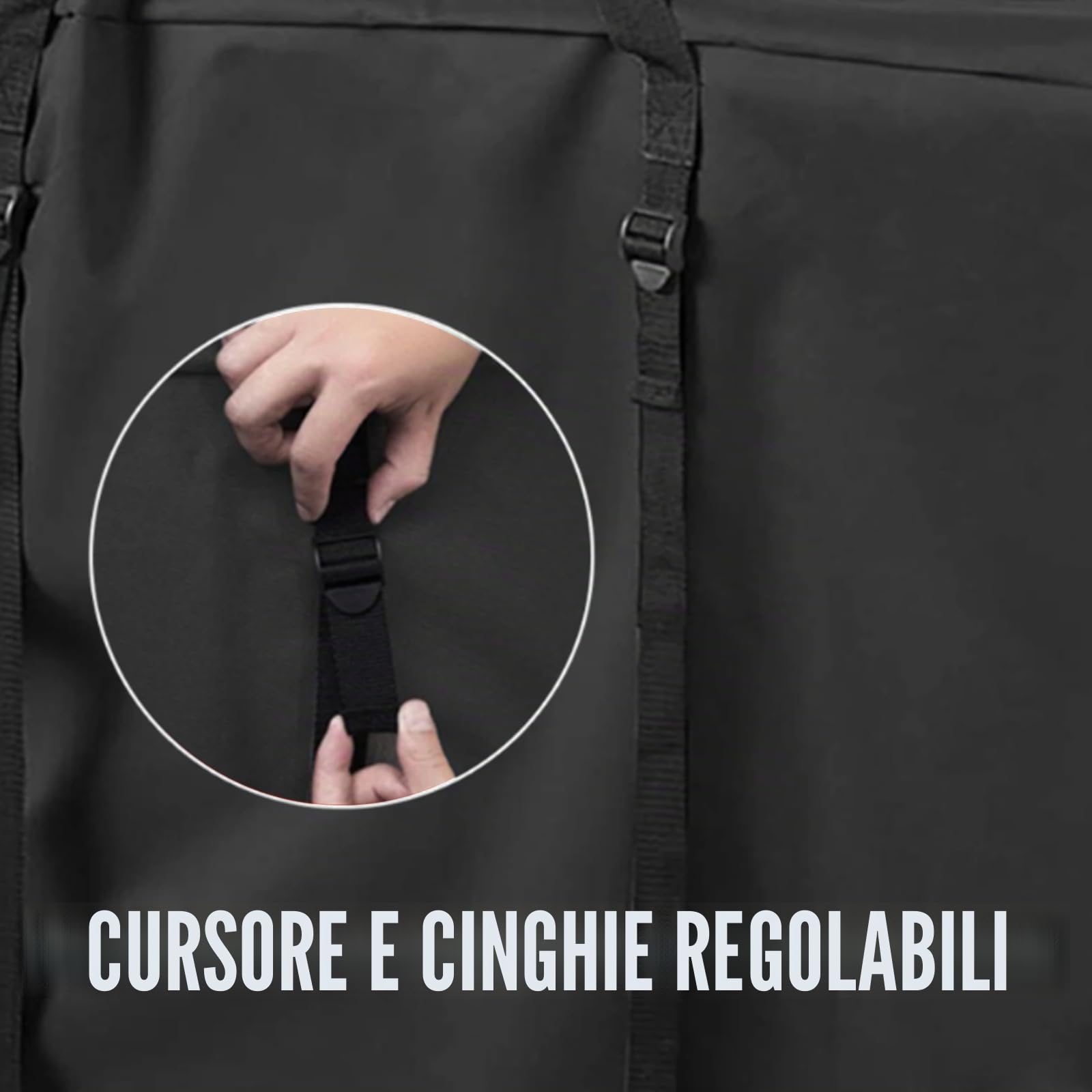 Borsa per il trasporto per sedia a rotelle, 600D per deambulatore, 110 x 74 x 28 cm, grande borsa per il trasporto per deambulatore, walker e sedie da trasporto, borsa da snowboard e scooter