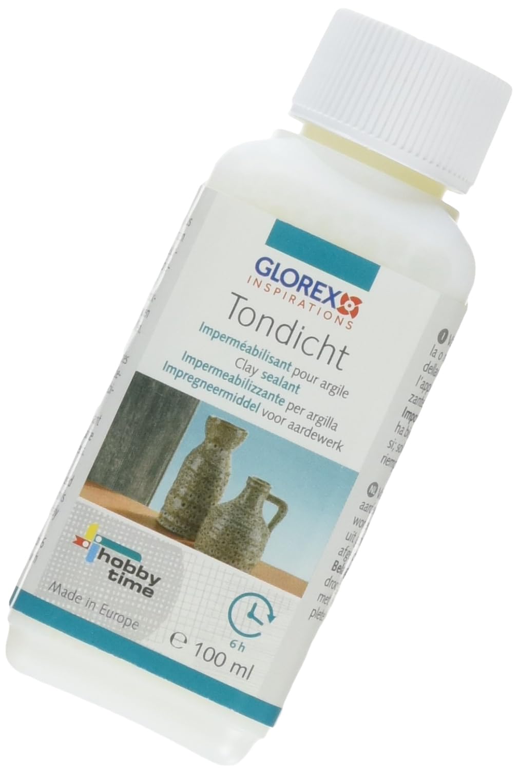 Argilla Bianca Glorex 2500 G - Naturale, Morbida Ed Elastica, Si Indurisce All'aria, Perfetta Per Bambini E Hobbisti