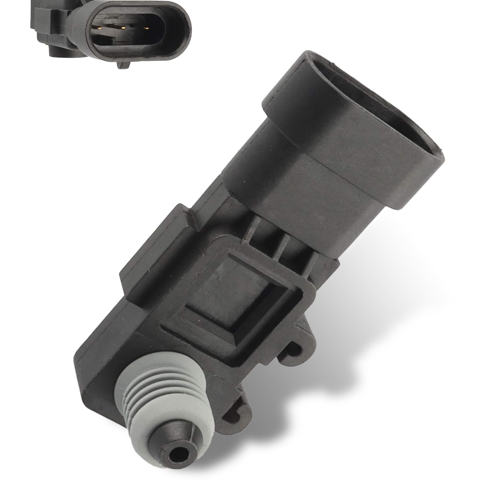 Fuel Injection Pressure Sensor - 3 Pin Plug & Play For Delphi III (OEM #16238399)