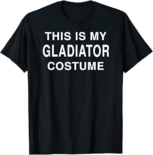 Este es mi disfraz de gladiador: Halloween divertido Camiseta