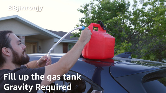 Manuelle Saugpumpe 2m - Syphonpumpe Für Benzin, Diesel & Wasser