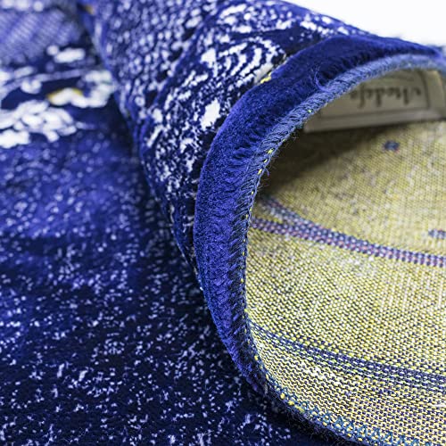 Tapete de oración islámico Modefa de terciopelo azul miniatura 5