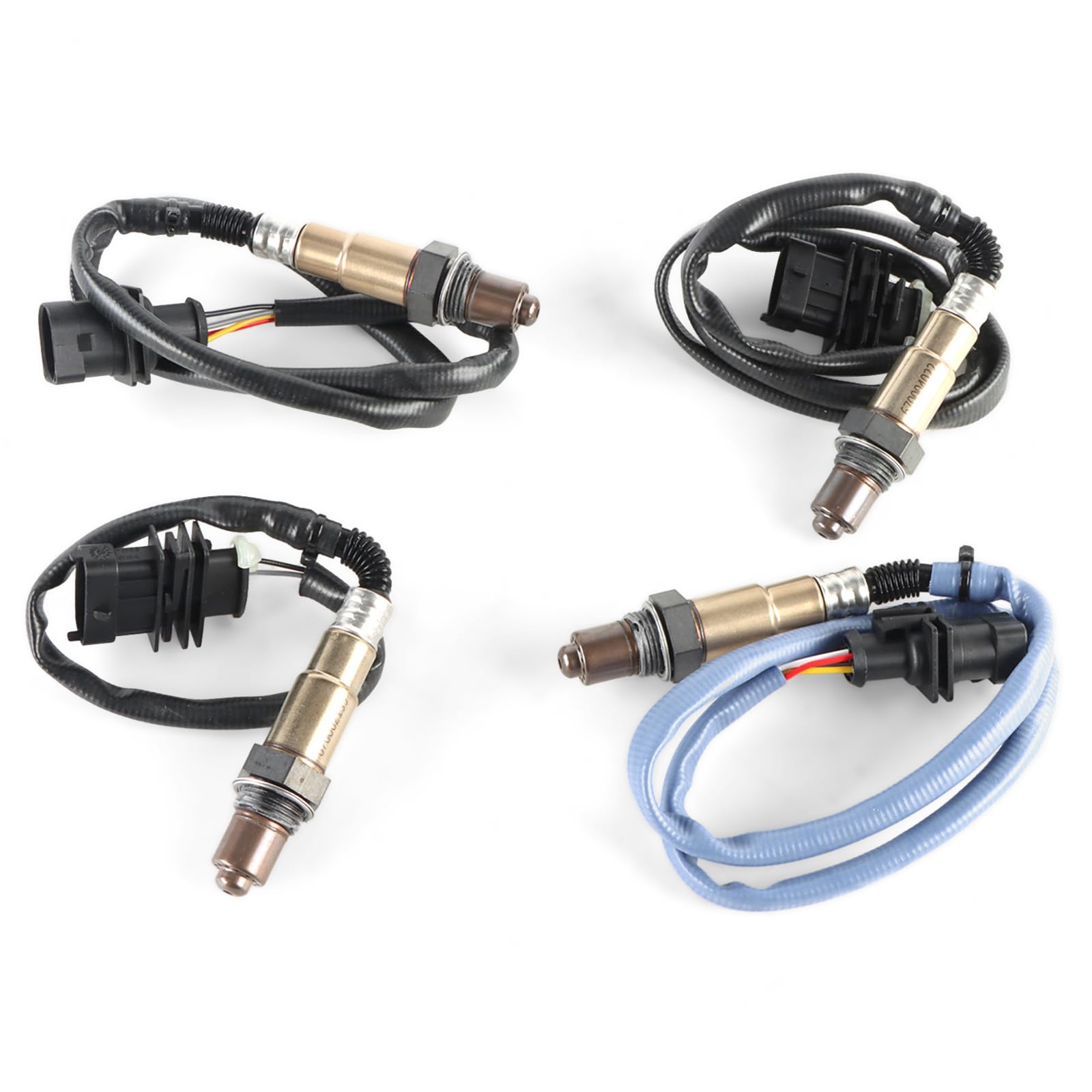 670009076 670009075 Up Downstream O2 Oxygen Sensor 4Pcs Fits for Maserati Ghibli Levante Quattroporte 2013 2014 2015 2016 2017 2018 2019 2020 3.0 3.8 4.7L OE 670002199 670004022