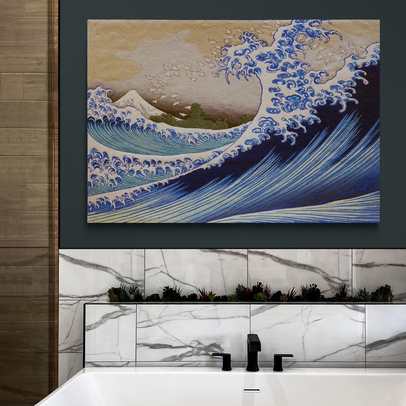 Amazon.com: Fuji From The Sea - Vintage Japanese Art by Hokusai
