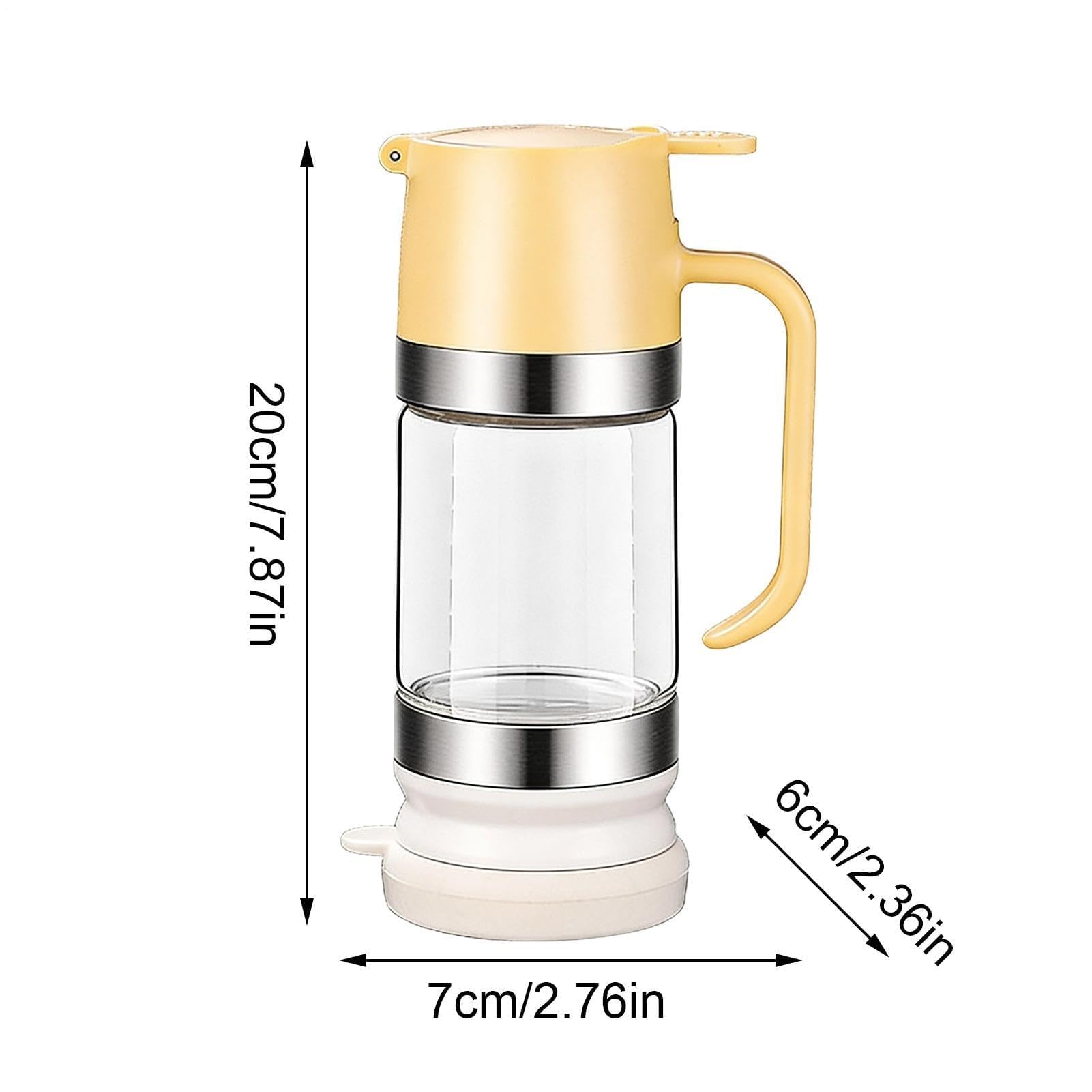 Distributeur de miel, 300 ml, en verre hermétique, anti-goutte, distributeur de sirop amovible pour huile, café, thé, lait, sauce, maison, cuisine, garde-manger, camping, pique-nique