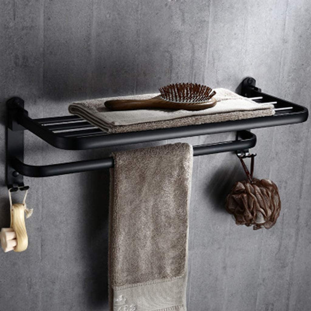 Porta Asciugamani Portasciugamani Pieghevole Space Alluminio A Parete A Doppio Strato Bagno Rack Cucina Accessori Per Il Bagno