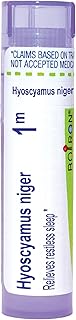Boiron Hyoscyamus Niger 1M Homeopathic Medicine for Restless Sleep - 80 Pellets