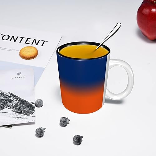 Miniatura 8 de Taza de café personalizada, taza de cerámica de béisbol personalizada, añade cualquier número de nombre con asa, regalo de color del equipo para