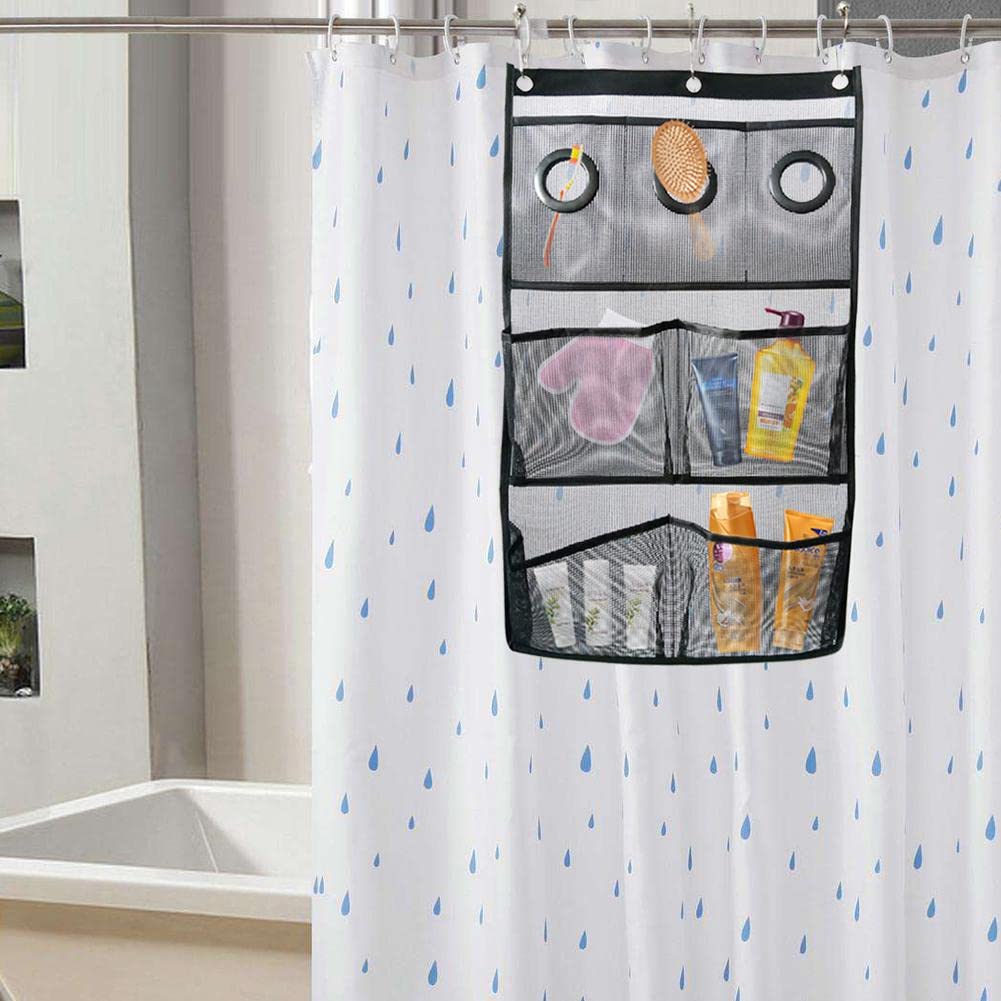 Geruwam Borsa da doccia in rete, da appendere alla doccia, ad asciugatura rapida, organizer per bagno, dormitorio universitario
