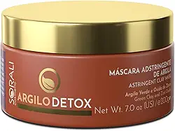 ARGILO DETOX - Máscara de Argila Verde 200g – Cuidado Facial e Capilar, Controle da Oleosidade, Acne e Caspa - Sorali Cosmetics