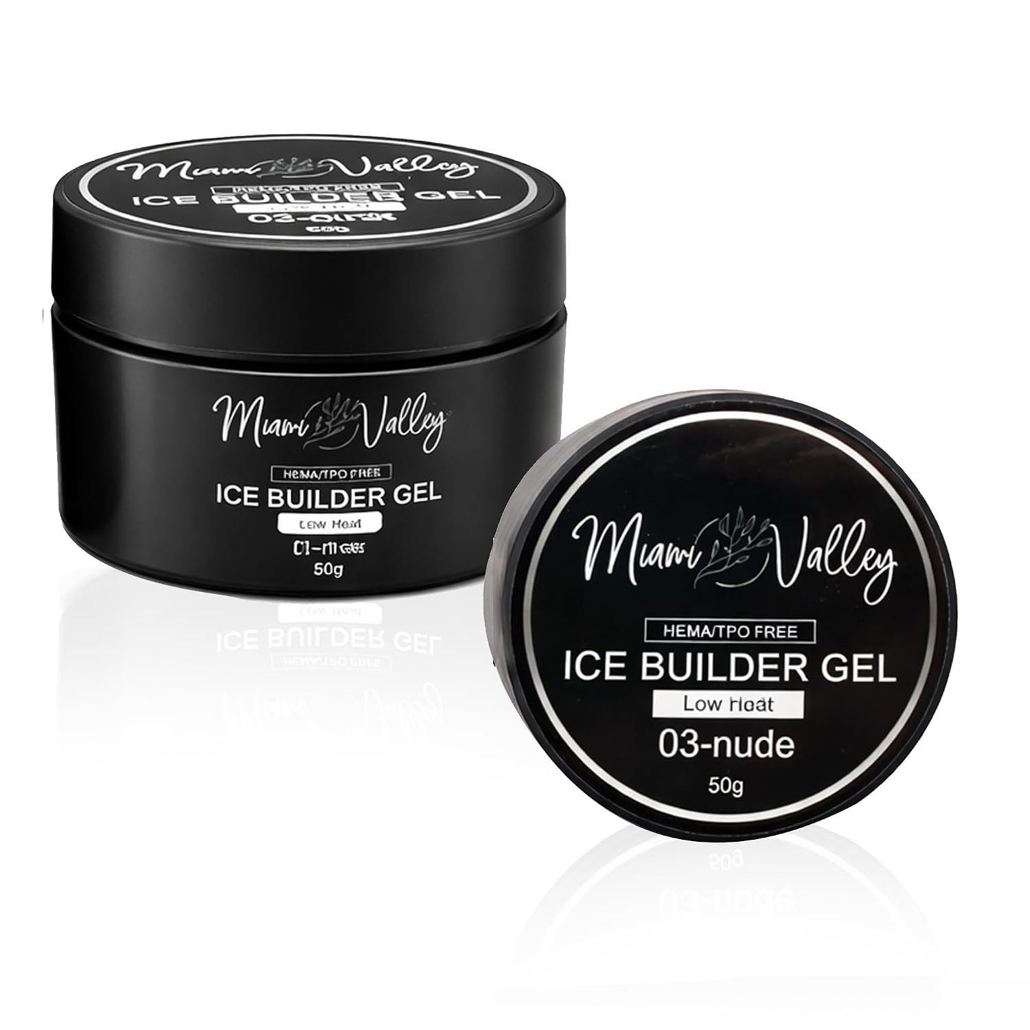 Ice Builder Gel for Nails – No Heat UV/LED Nail Builder Gel, HEMA & TPO Free Professional Nail Extension Gel for Overlays, Sculpting & Natural Nail Strengthening, Pink, 50g (Nude)