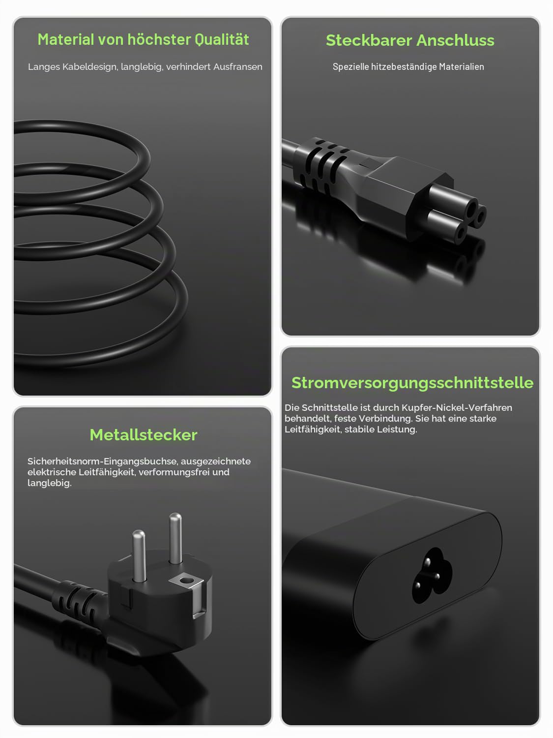 230W AC Ladegerät Kompatibel mit HP Omen 15 16 17 Omen Max/Transcend Victus Gaming 15 16 ZBook Fury 18 16 G1i G9 G10 G11 Laptop Adapter Smart Blue Stecker