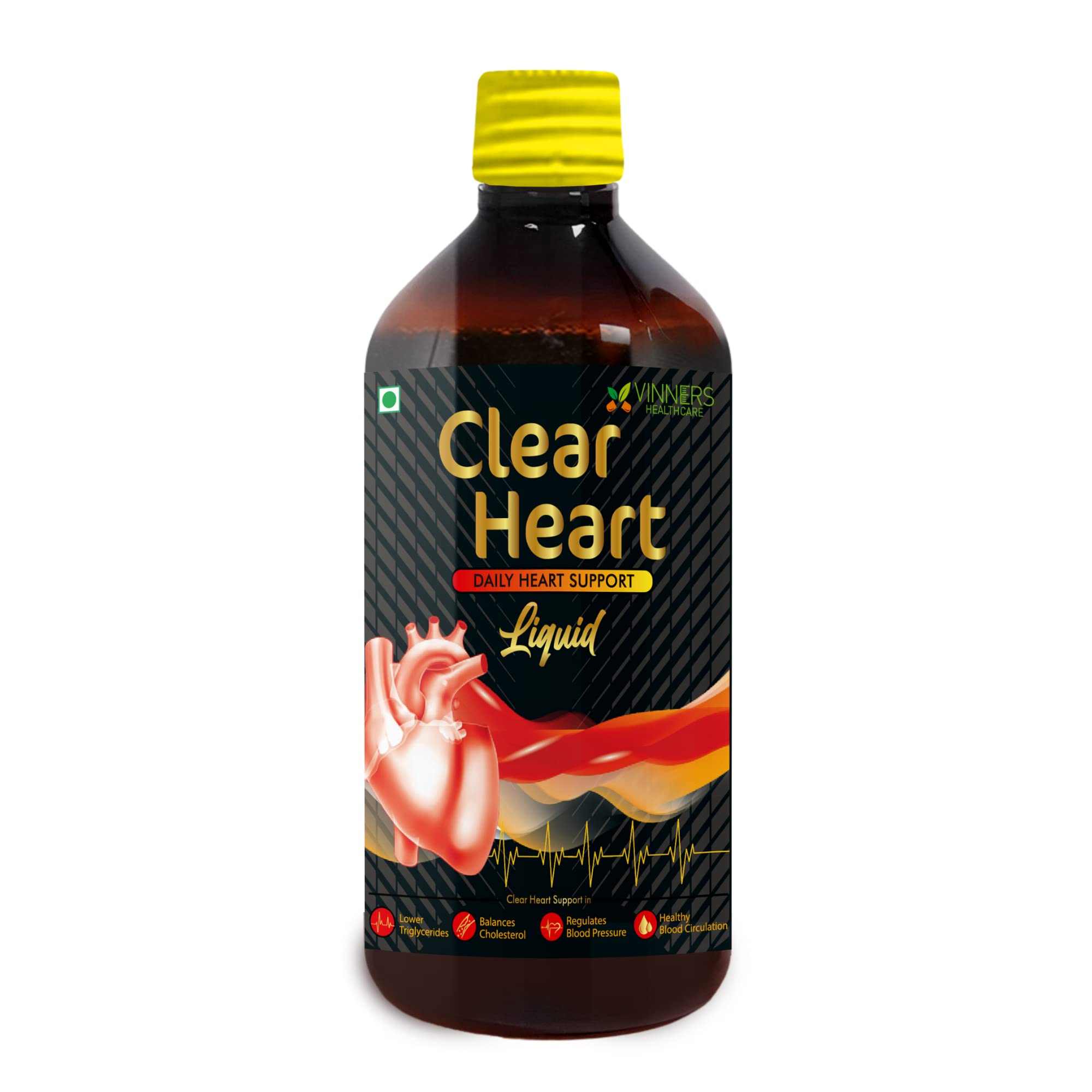 Vinners Healthcare Clear Heart Liquid Apple Cider Vinegar with Garlic, Ginger, Lemon and Honey (450 ml) (B07SC9N5LJ) Amazon Price History, Amazon Price Tracker