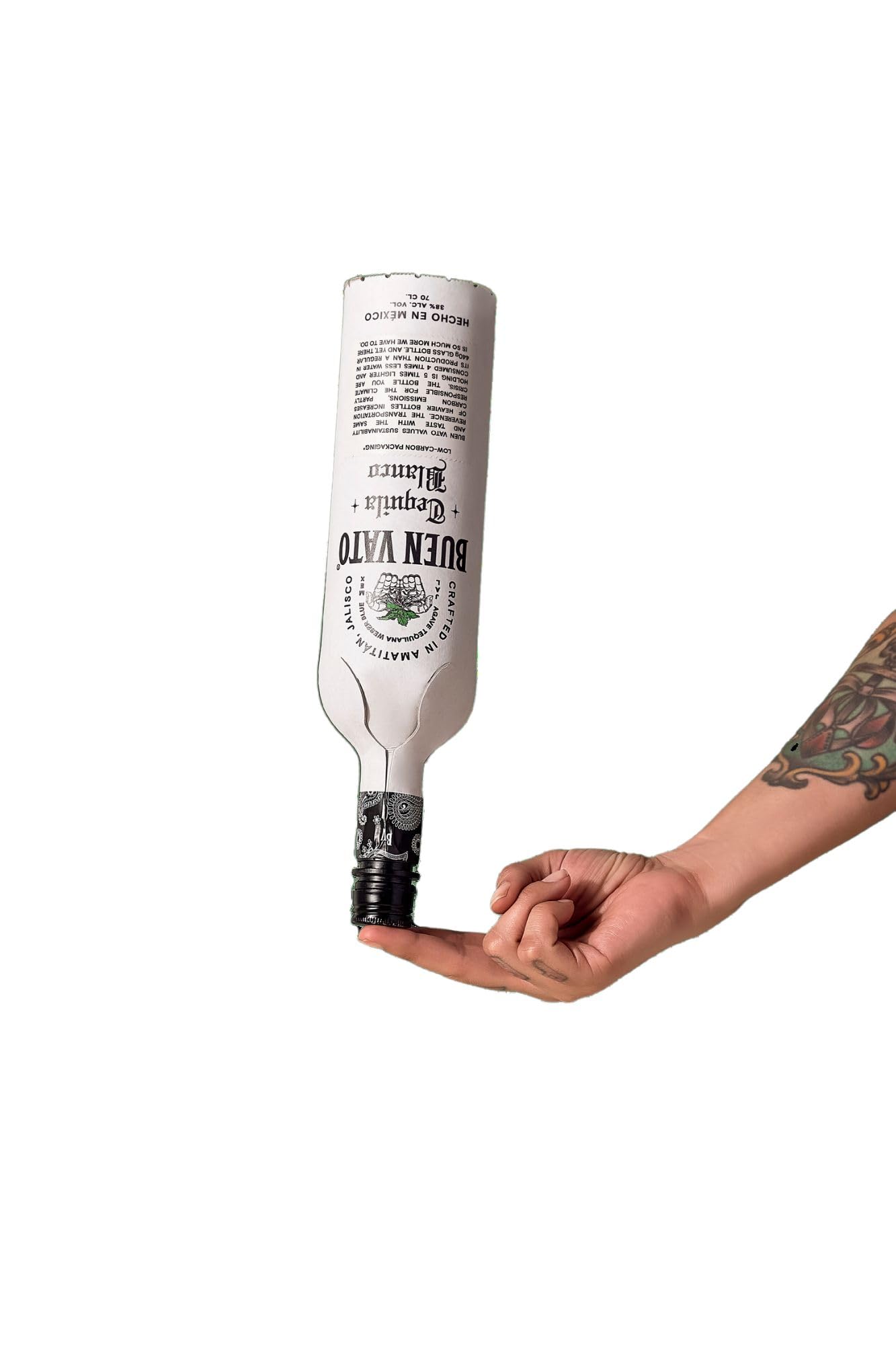 BUEN VATO Tequila Blanco vol. 38% - 70cl (Paper Bottle)