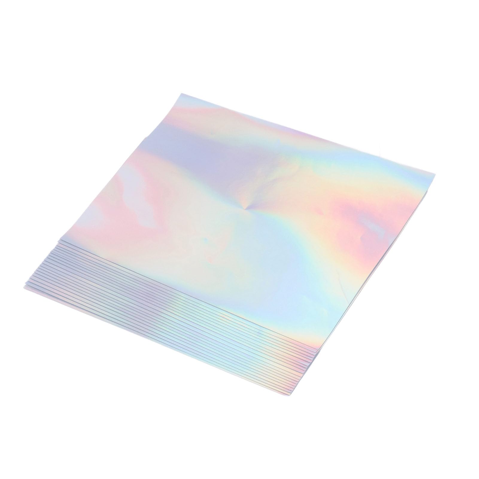 Carta Adesiva Olografica A4 - 20 Fogli Stampabili Per Decorazioni Fai Da Te | Effetto Arcobaleno - Foto 9