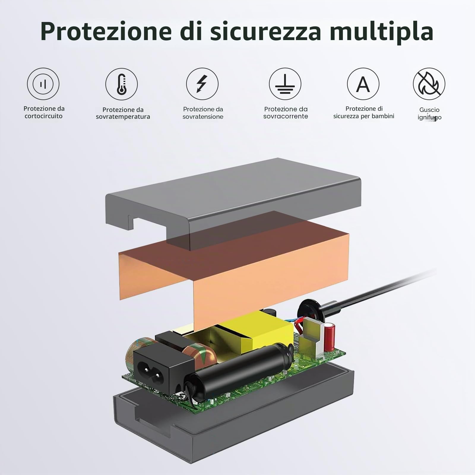 KFD Alimentatore di rete da 12 V 5 A per frigo box Dometic TC 14 TC 21FL TC 35 Waeco MF 05 MF 15 MF 1F TF 14 Mobicool Igloo Koolmate Mini frigoriferi, cavo di ricarica 100 V - 240 V AC