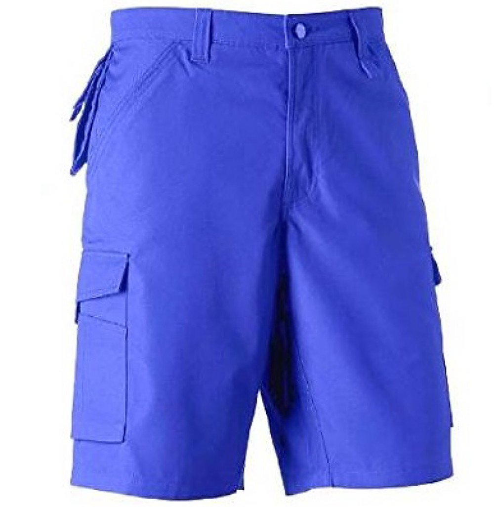 Russell Workwear Heavy Duty Cargo Shorts Teflon Royal Blue 42