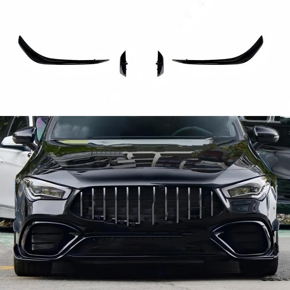 Per Mercedes C118 W118 CLA45 AMG 2019-2022 Spoiler Laterale Paraurti Anteriore Splitter Tuning Fendinebbia Kit Carrozzeria CFCPKOYOZD