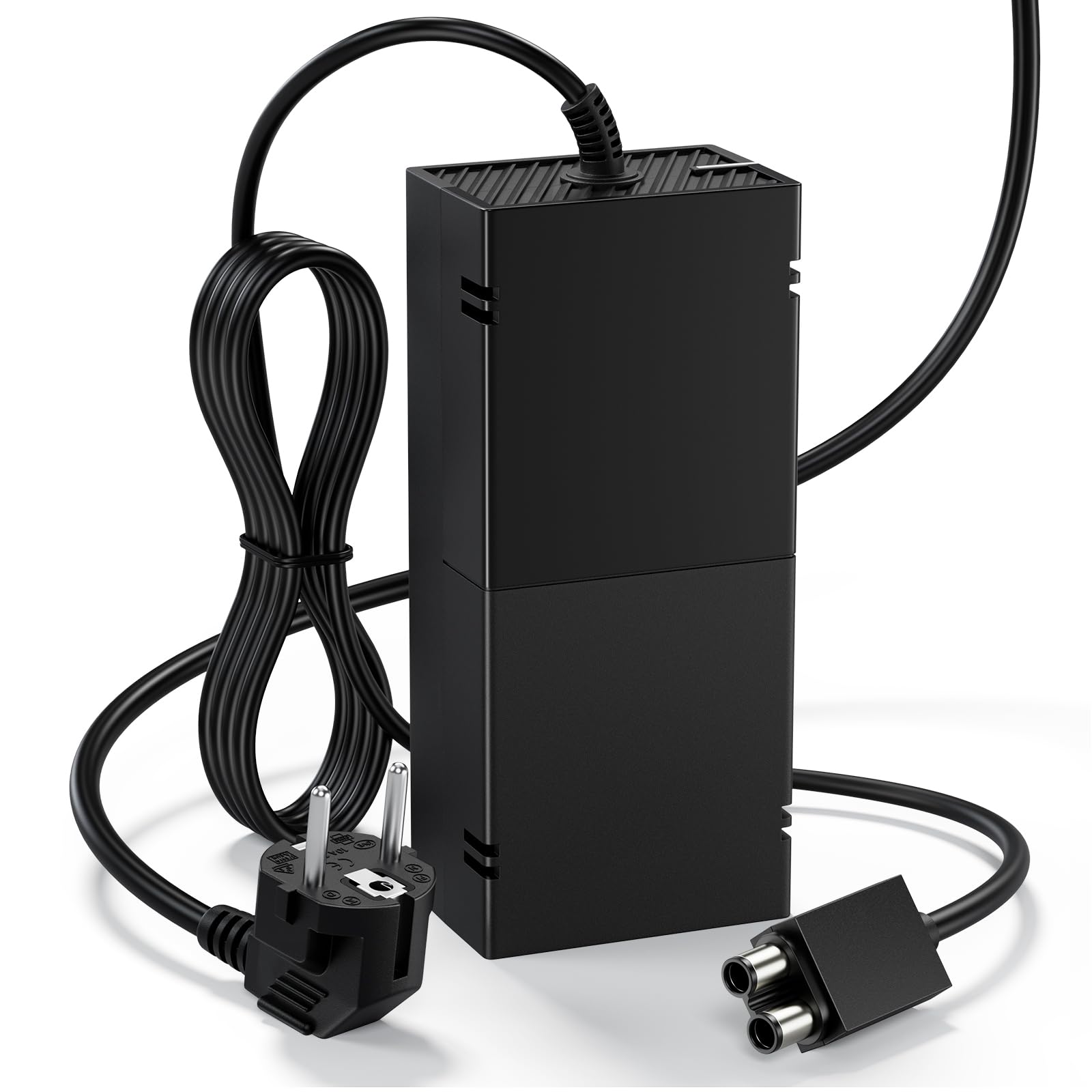 Netzteil für Xbox One Konsolen Adapter Ladegerät mit EU Ladekable onsole Ersatz Kit Netzteile Brick De Ladekable