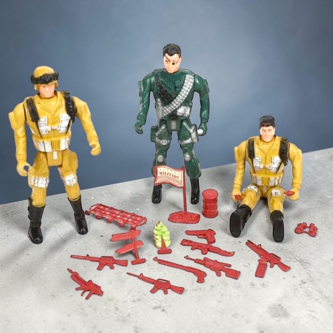 Buy SARASI Army Soldiers Figure Toy with Weapon for Kids, Action