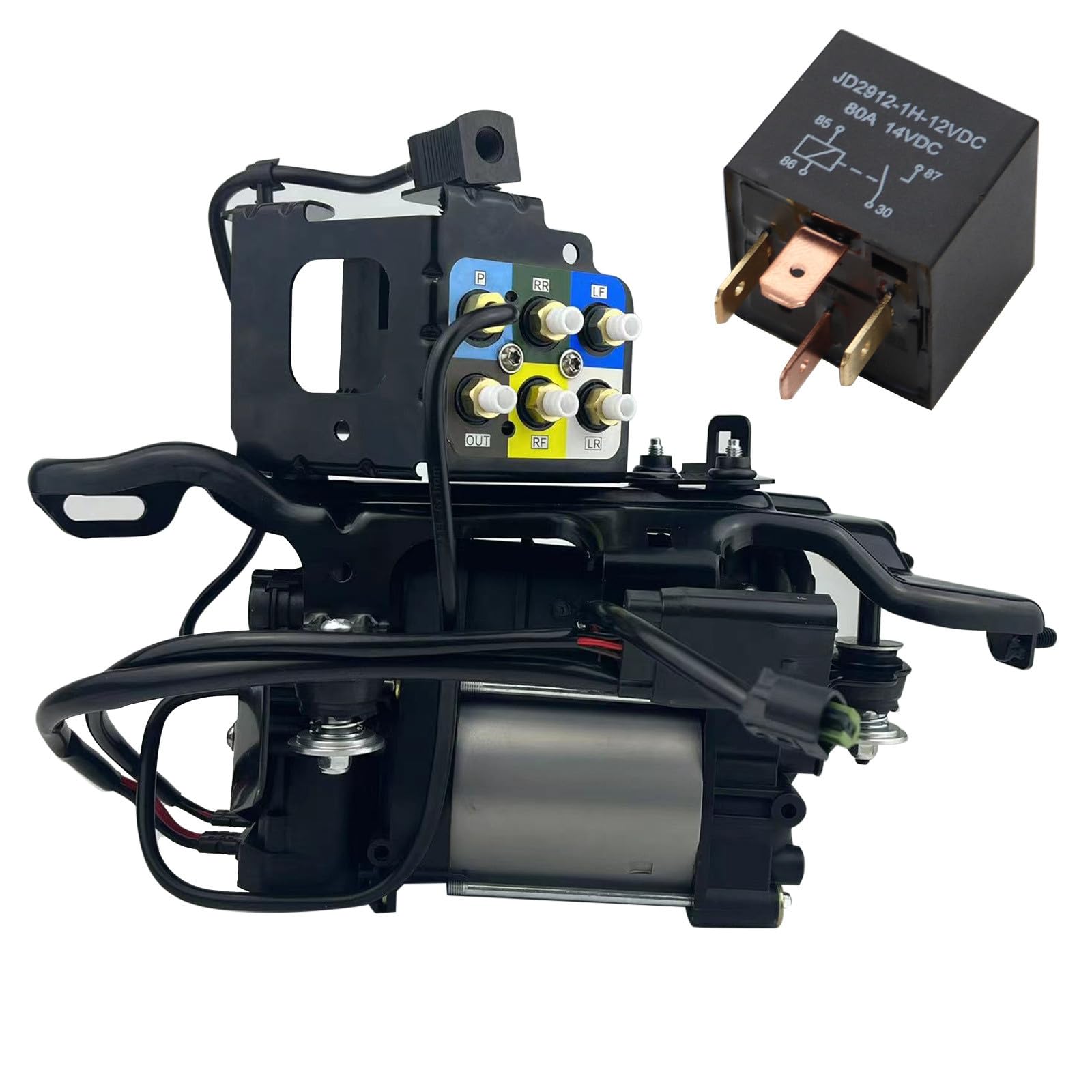 Luftfederungs-Kompressor-Ventil-Set für Jeep Grand Cherokee 2011–2019, alle Modelle, Ersatz für 68204387, 68232648AA