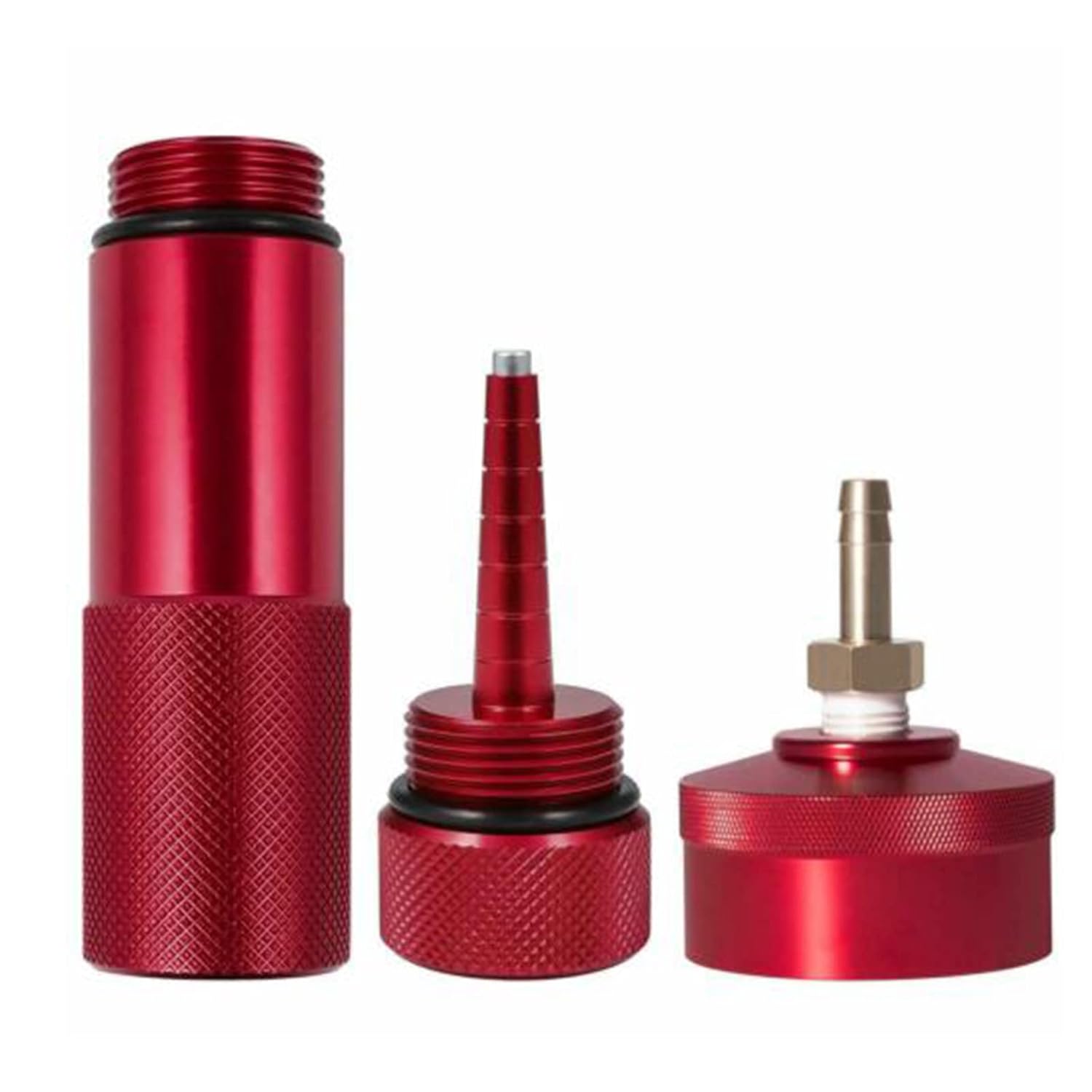 Run Gas Cap Adapter Aluminum Extended, Oil Change Funnel