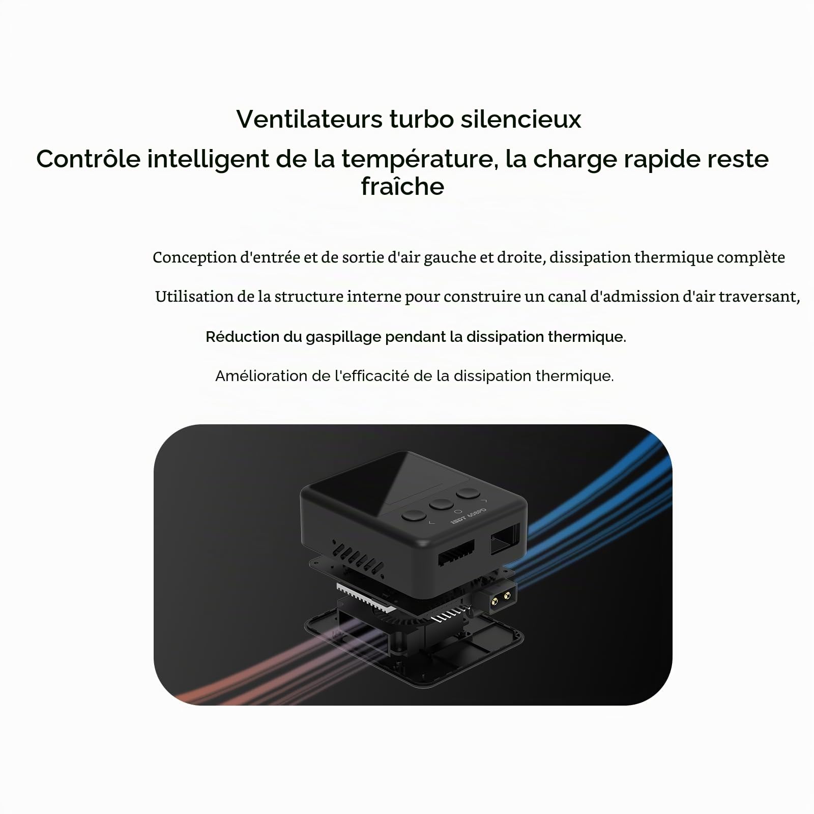 ISDT 608PD Lipo Chargeur DC 240 W/10 A USB C 100 W/5 A Smart Digital Chargeur pour batteries RC, décharge d'équilibre universelle pour batteries LiFe/Lilon/LiPo/LiHV (1-6S), NiMH (1-16S), Pb (1-12S)