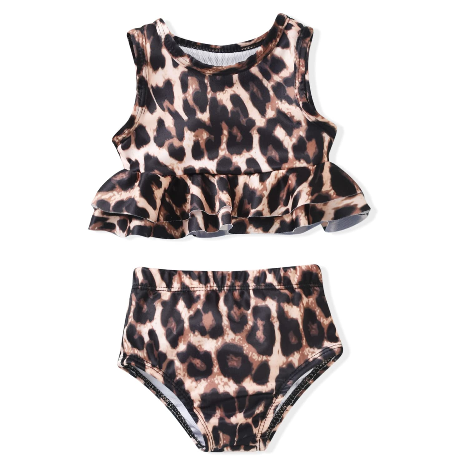 Toddler Baby Girl Bathing Suit Two Piece Swimsuit Bikini Beach Wear